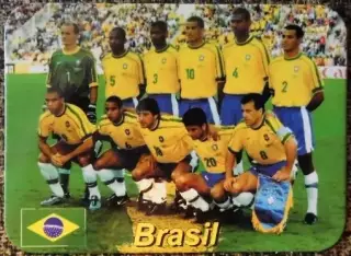 Календарик BRASIL / сборная команда БРАЗИЛИЯ / В мире футбола 2001
