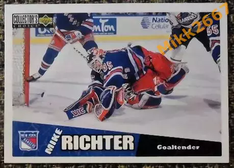 Mike RICHTER. Коллекция Collector's Choice NHL 1996-1997