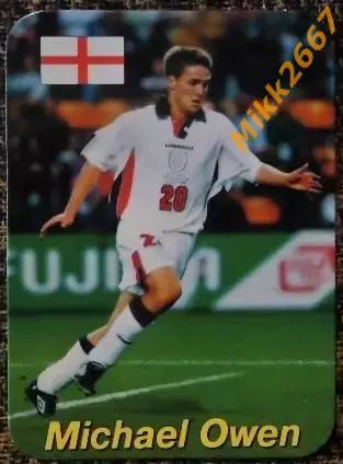 Календарик Michael OWEN / В мире футбола 2001