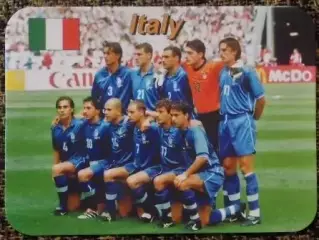 Календарик ITALY / сборная команда ИТАЛИЯ / В мире футбола 2001