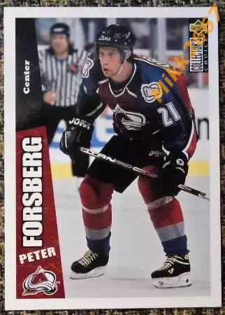 Peter FORSBERG. Коллекция Collector's Choice NHL 1996-1997