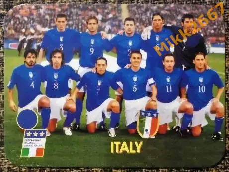 Календарик ITALY / сборная команда ИТАЛИЯ / В мире футбола 2006