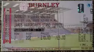 BURNLEY FC - LEEDS UNITED / 27-07-2003