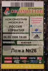 Россия - Хорватия. 06.09.2006 Отборочный матч ЧЕ-2008.