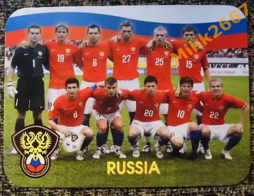 Календарик сборная Россия / 2007