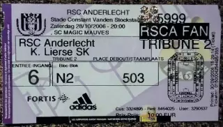 RSC Anderlecht - K.Lierse SK / 28-10-2006