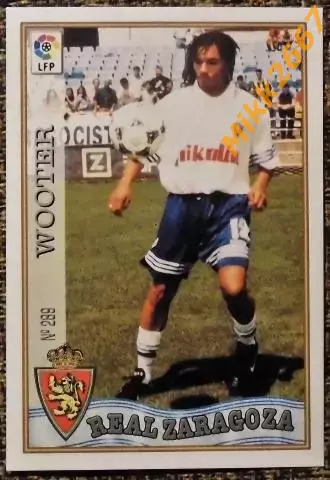 Nordin WOOTER. Коллекция MUNDICROMO Испанская Лига 1997-1998
