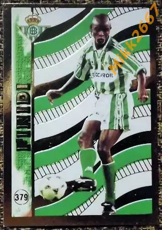 FINIDI. Коллекция MUNDICROMO Испанская Лига 1998-1999