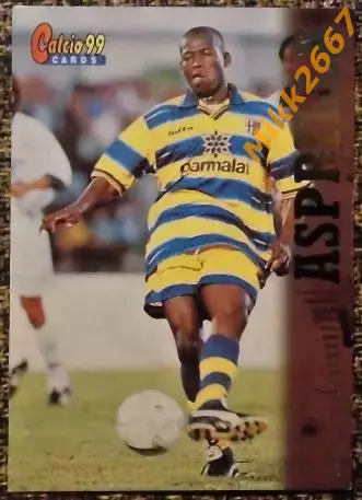 Faustino ASPRILLA. Коллекция Panini Calcio 99 Cards