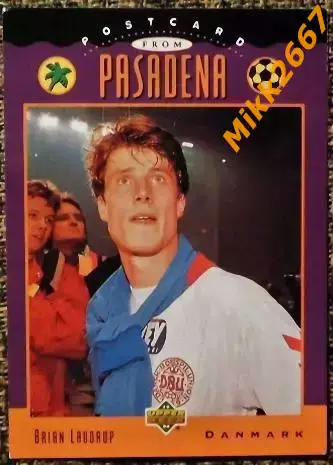 Brian LAUDRUP. Коллекция Upper Deck Чемпионат Мира США 1994