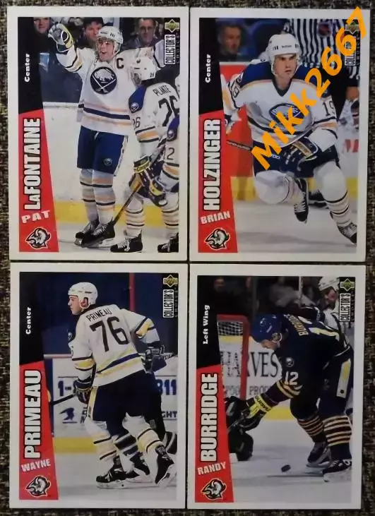 BUFFALO SABRES. Коллекция Collector's Choice NHL 1996-1997