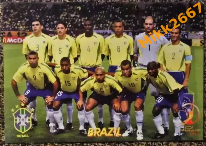 Сборная команда BRAZIL / БРАЗИЛИЯ, В мире ФУТБОЛА - 120
