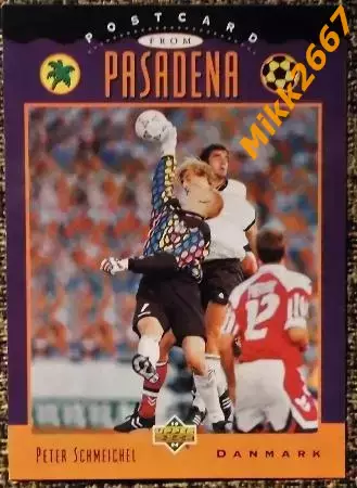 Peter SCHMEICHEL. Коллекция Upper Deck Чемпионат Мира США 1994