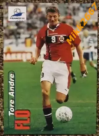 Tore Andre FLO. Коллекция PANINI Чемпионат Мира 1998 (коллекционные карточки)