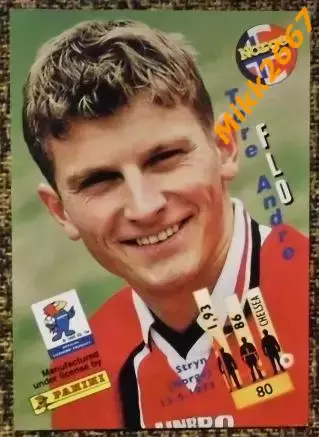 Tore Andre FLO. Коллекция PANINI Чемпионат Мира 1998 (коллекционные карточки) 1