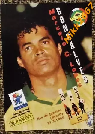 GONCALVES. Коллекция PANINI Чемпионат Мира 1998 (коллекционные карточки) 1