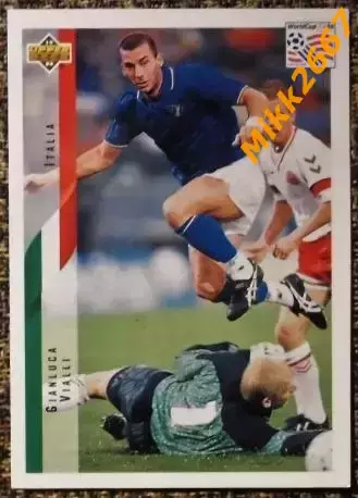 Gianluca VIALLI. Коллекция Upper Deck Чемпионат Мира США 1994