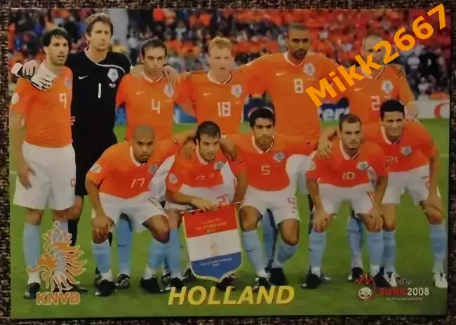 Сборная команда HOLLAND / ГОЛЛАНДИЯ, В мире ФУТБОЛА - А93