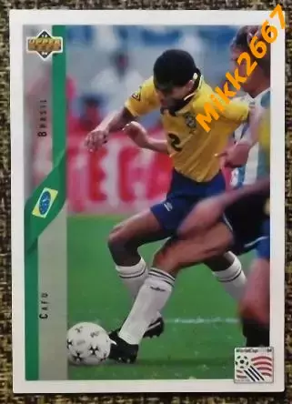 Cafu. Коллекция Upper Deck Чемпионат Мира США 1994