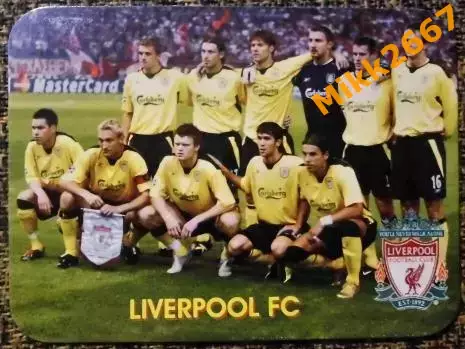 Календарик FC LIVERPOOL / ФК ЛИВЕРПУЛЬ / В мире футбола 2006