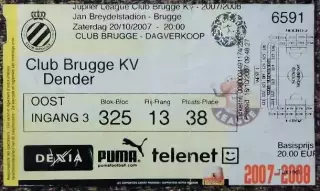 Club Brugge KV - FCV Dender EH / 20-10-2007