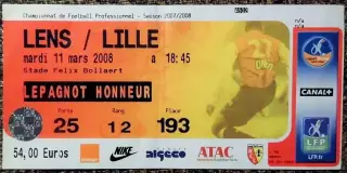 LENS - LILLE / 11-03-2008