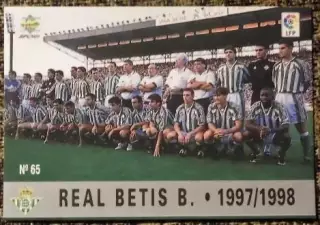 REAL BETIS B. Коллекция MUNDICROMO Испанская Лига 1997-1998