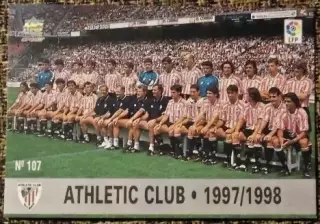 ATHLETIC CLUB. Коллекция MUNDICROMO Испанская Лига 1997-1998