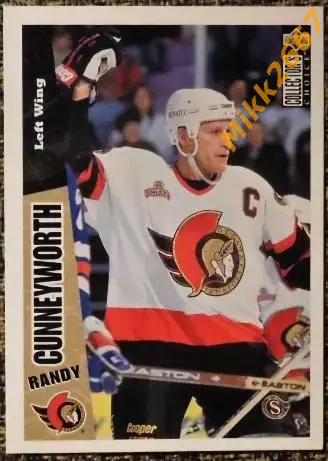 Randy CUNNEYWORTH. Коллекция Collector's Choice NHL 1996-1997