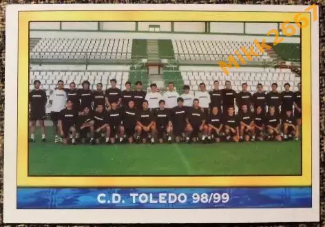 C.D.TOLEDO. Коллекция MUNDICROMO Испанская Лига 1998-1999 1