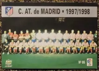 C.AT. de MADRID.Коллекция MUNDICROMO Испанская Лига 1997-1998