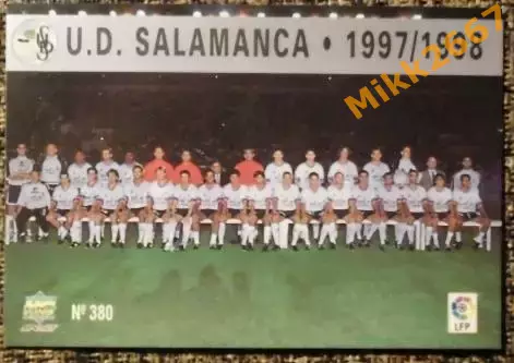 U.D. SALAMANCA. Коллекция MUNDICROMO Испанская Лига 1997-1998