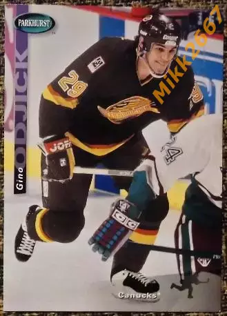 Gino ODJICK. Коллекция Upper Deck Parkhurst 1994-1995 SE