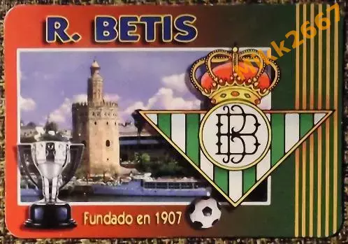 Календарик REAL BETIS/ 2004