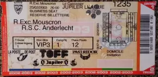 R.Exc.Mouscron - RSC Anderlecht / 23-02-2003