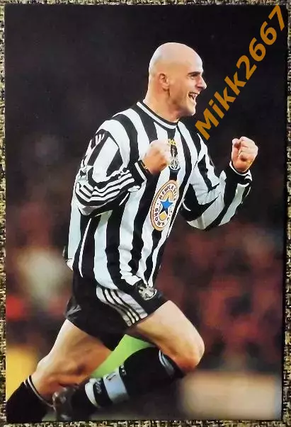 Temur KETSBAIA. Коллекция MERLIN Ньюкасл Юнайтед 1997-1998. Фотокарточки.