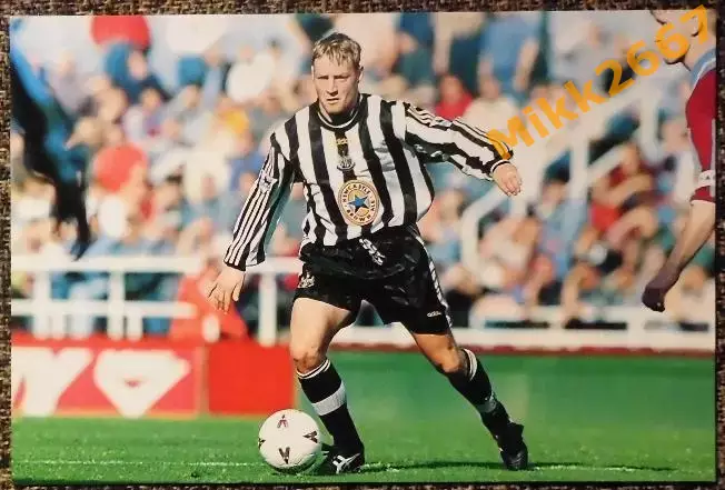 David BATTY. Коллекция MERLIN Ньюкасл Юнайтед 1997-1998. Фотокарточки.