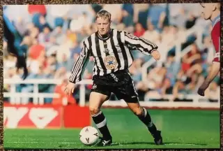 David BATTY. Коллекция MERLIN Ньюкасл Юнайтед 1997-1998. Фотокарточки.