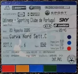 УДИНЕЗЕ (Италия) - СПОРТИНГ (Португалия). Лига Чемпионов УЕФА 2005/2006