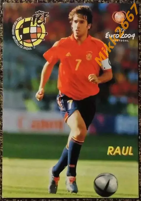 RAUL / РАУЛЬ Гонсалес Бланко , В мире ФУТБОЛА- 496