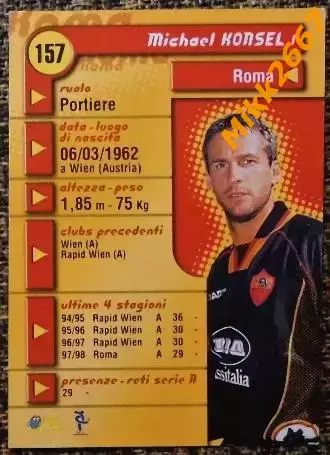 Michael KONSEL. Коллекция DS Pianeta Calcio 1998-1999 1