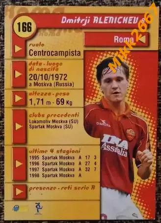 Дмитрий АЛЕНИЧЕВ. Коллекция DS Pianeta Calcio 1998-1999 1