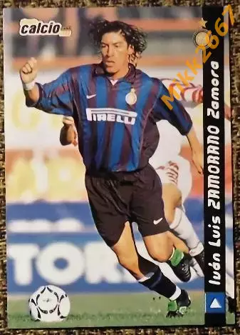 Ivan Luis ZAMORANO Zamora. Коллекция DS Pianeta Calcio 1998-1999