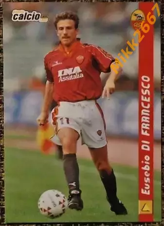 Eusebio DI FRANCESCO. Коллекция DS Pianeta Calcio 1998-1999