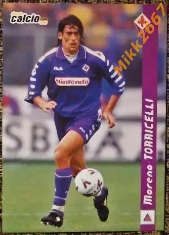 Moreno TORRICELLI. Коллекция DS Pianeta Calcio 1998-1999