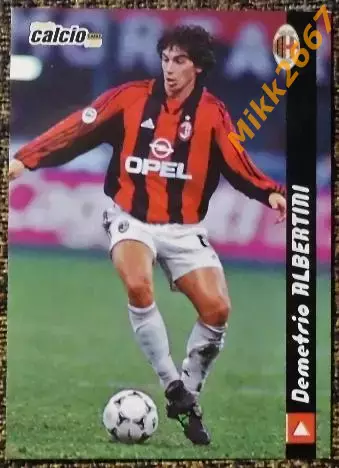 Demetrio ALBERTINI. Коллекция DS Pianeta Calcio 1998-1999