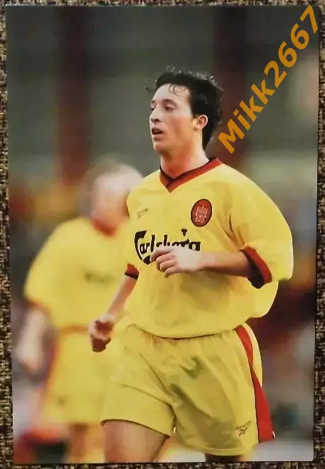 Robbie FOWLER. Коллекция MERLIN Ливерпуль 1997-1998. Фотокарточки.