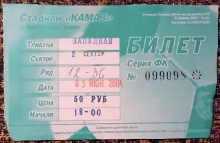 КАМАЗ (Набережные Челны) - Металлург-Кузбасс (Новокузнецк), ФНЛ, 05-06-2004