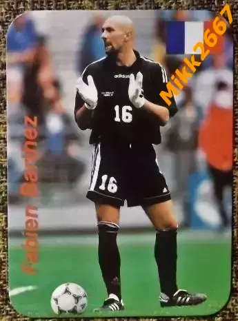 Календарик Fabien Barthez / Football Stars 2000