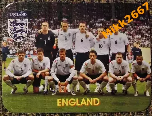 Календарик ENGLAND / сборная команда АНГЛИЯ / В мире футбола 2006